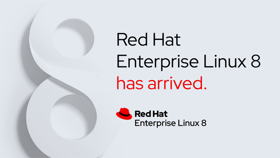 Social media ad from Red Hat Enterprise Linux 8 campaign in 2019.