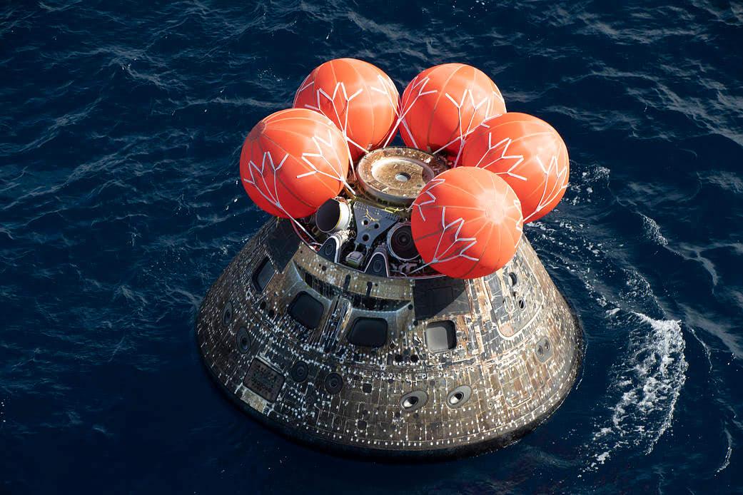 NASA’s Orion spacecraft for the Artemis I mission splashed down in the Pacific Ocean after a 25.5 day mission to the Moon 